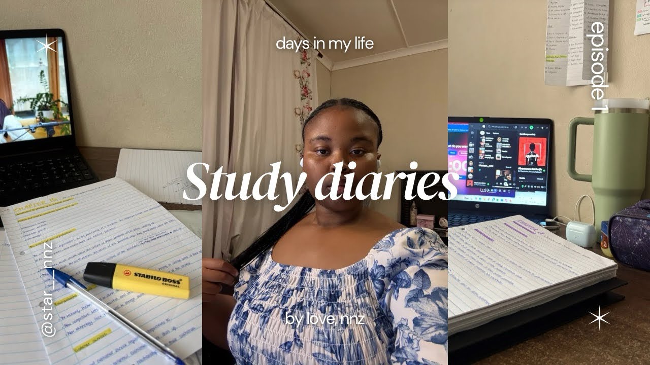 STUDY DIARIES 🎧📚|| Pre-exam season, late nights, lots of studying 