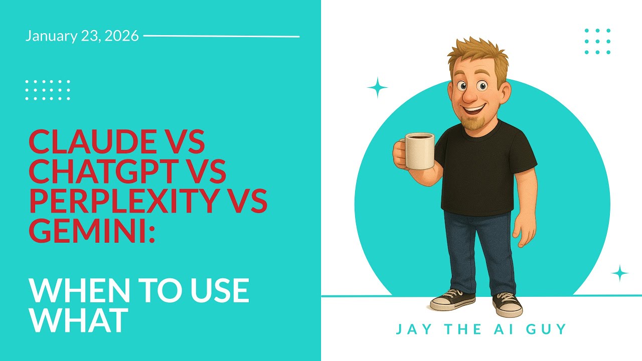 1-23-2026 - Claude vs ChatGPT vs Perplexity vs Gemini: When to Use What