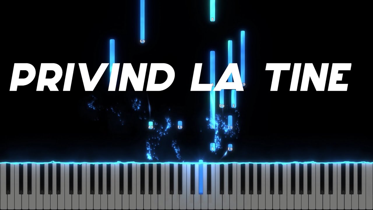 Privind la Tine - Andreea Avădanei - Eldad - Instrumental Pian - Negativ Pian - Tutorial