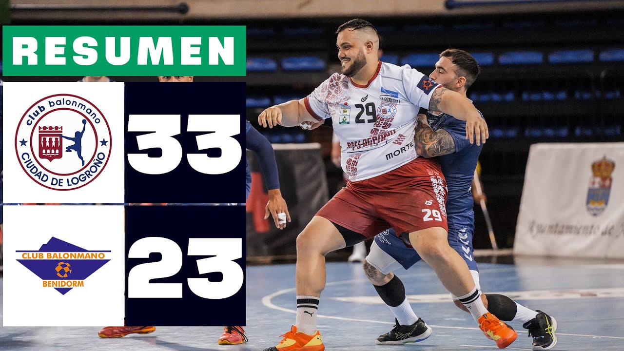 LOGROÑO LA RIOJA 33-23 TM BENIDORM | RESUMEN LIGA PLENITUDE