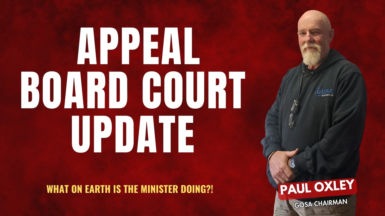 GOSA vs The Minister (Appeals Board) : What Happened in Court This Week? Paul Oxley