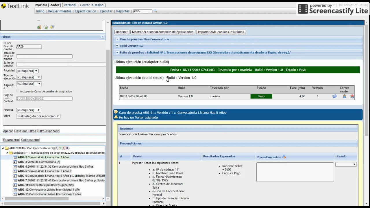 TestingBaires - Testlink y la ejecucion de casos de prueba