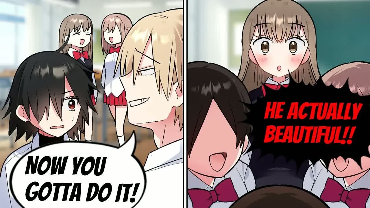 Manga Dub Introvert Shy Me Get Caught by Popular Girl And Forced To Cross Dressing And   RomCom