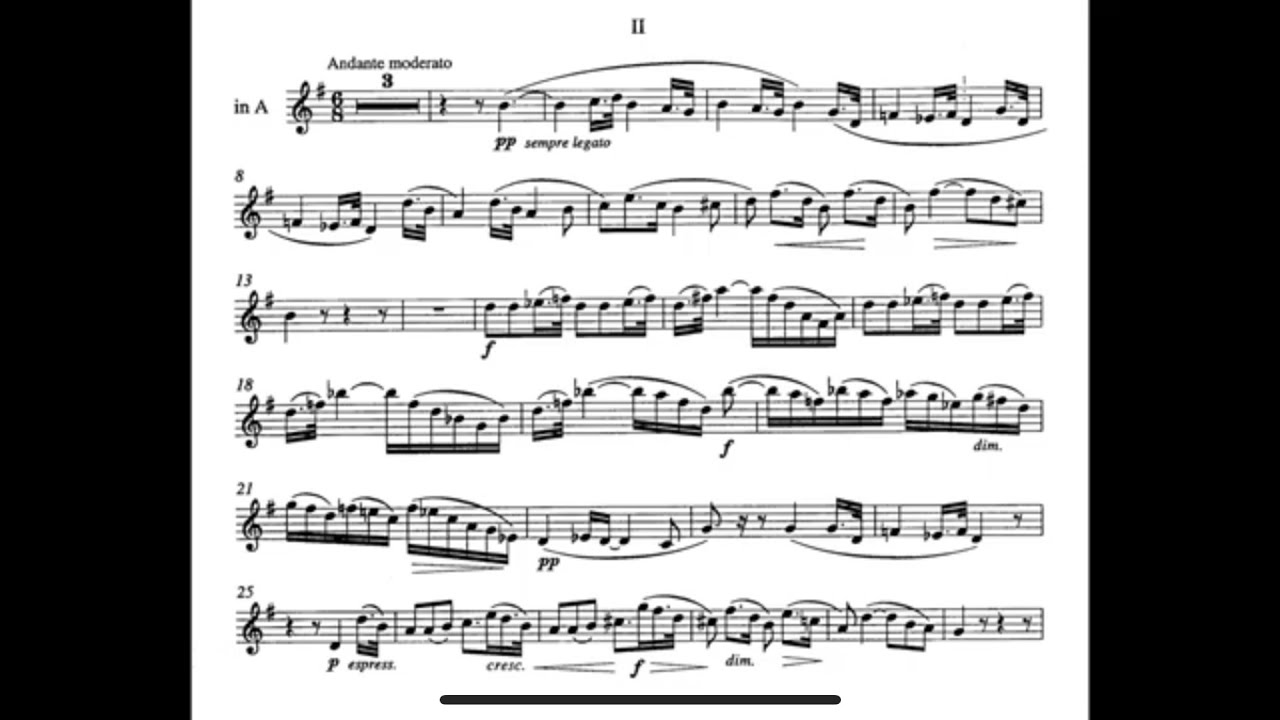 BRAHMS 4th Symphony - Clarinet Excerpt (Iván Villar Sanz)