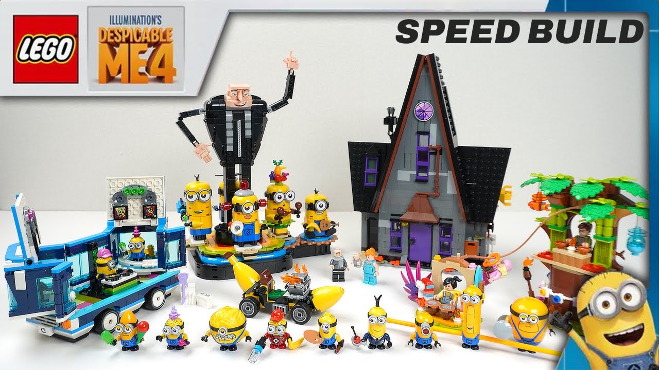 All LEGO Despicable Me 4 Minions Sets Compilation Speed Build