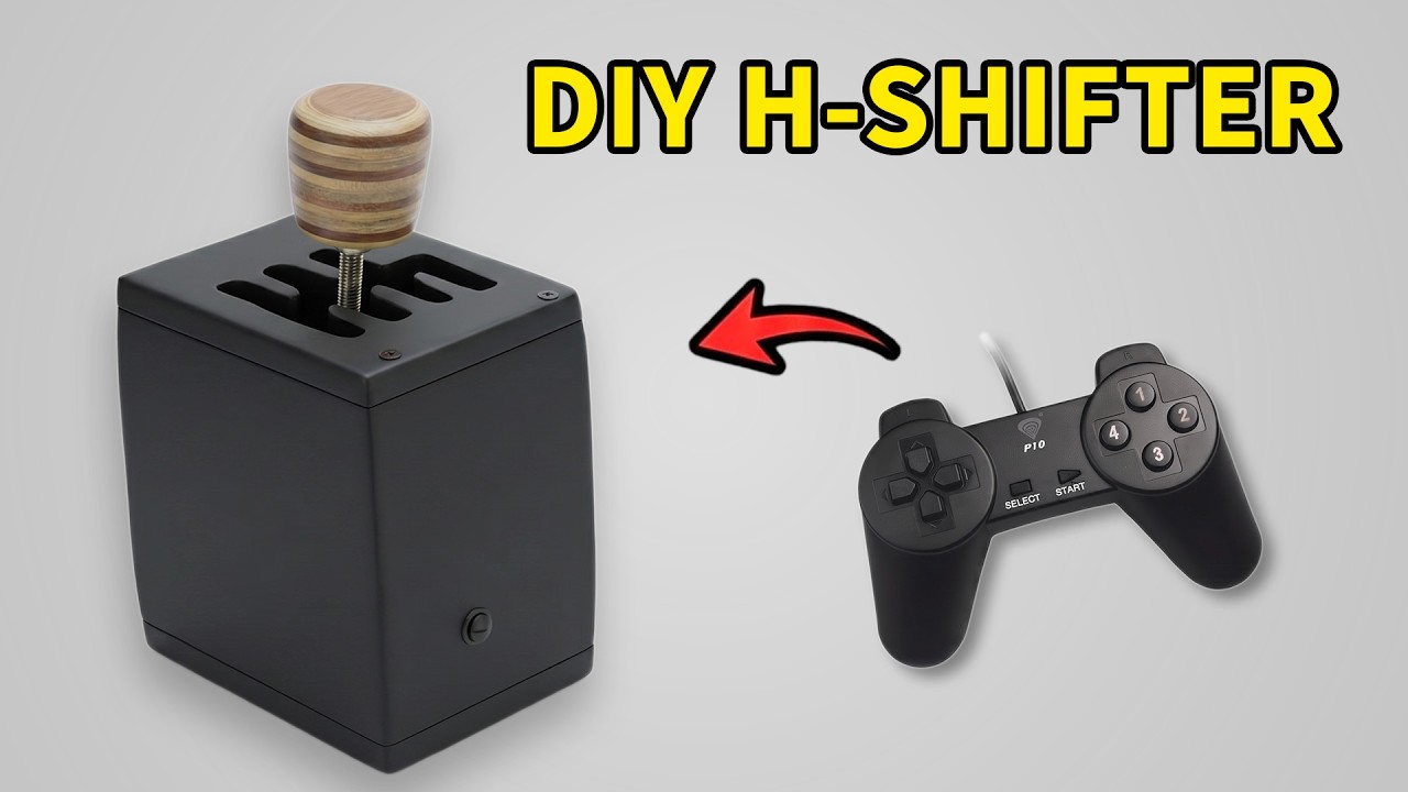 Jak zrobić dźwignię zmiany bieg&oacute;w H-SHIFTER DIY na PC | Z Game Joystick