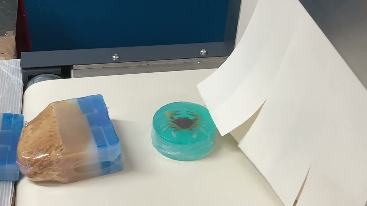 Bath bombs and soap   Test Wrap   SA L Sealer