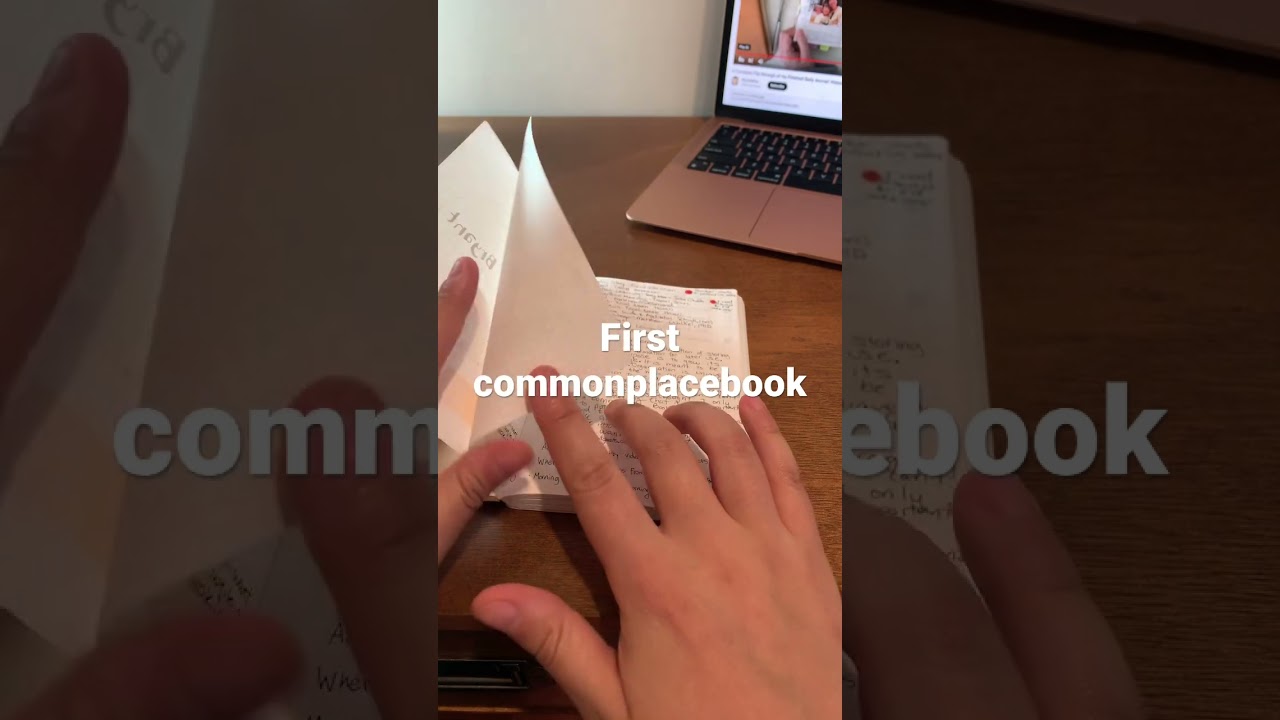 First hour in my commonplacebook