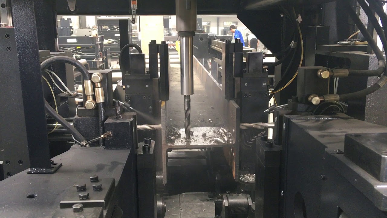 SUNRISE CNC  TSWZ1250 CNC H BEAM DRILLING LINE