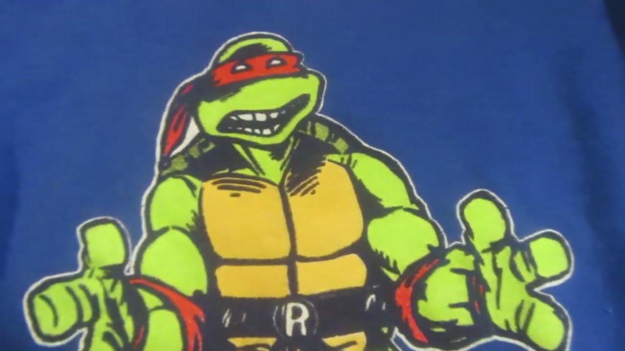 Tmnt Teenage Mutant Ninja Turtles Vintage Shocked Raphael & Pants
