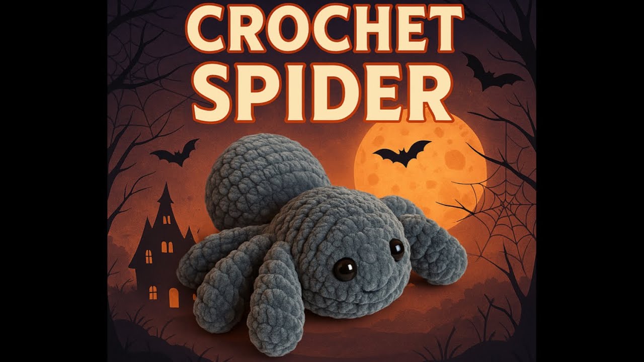 Creepy-Cute Crochet Spider &ndash; Easy Tutorial for All Skill Levels 🕷 | Fun & Easy Halloween Project