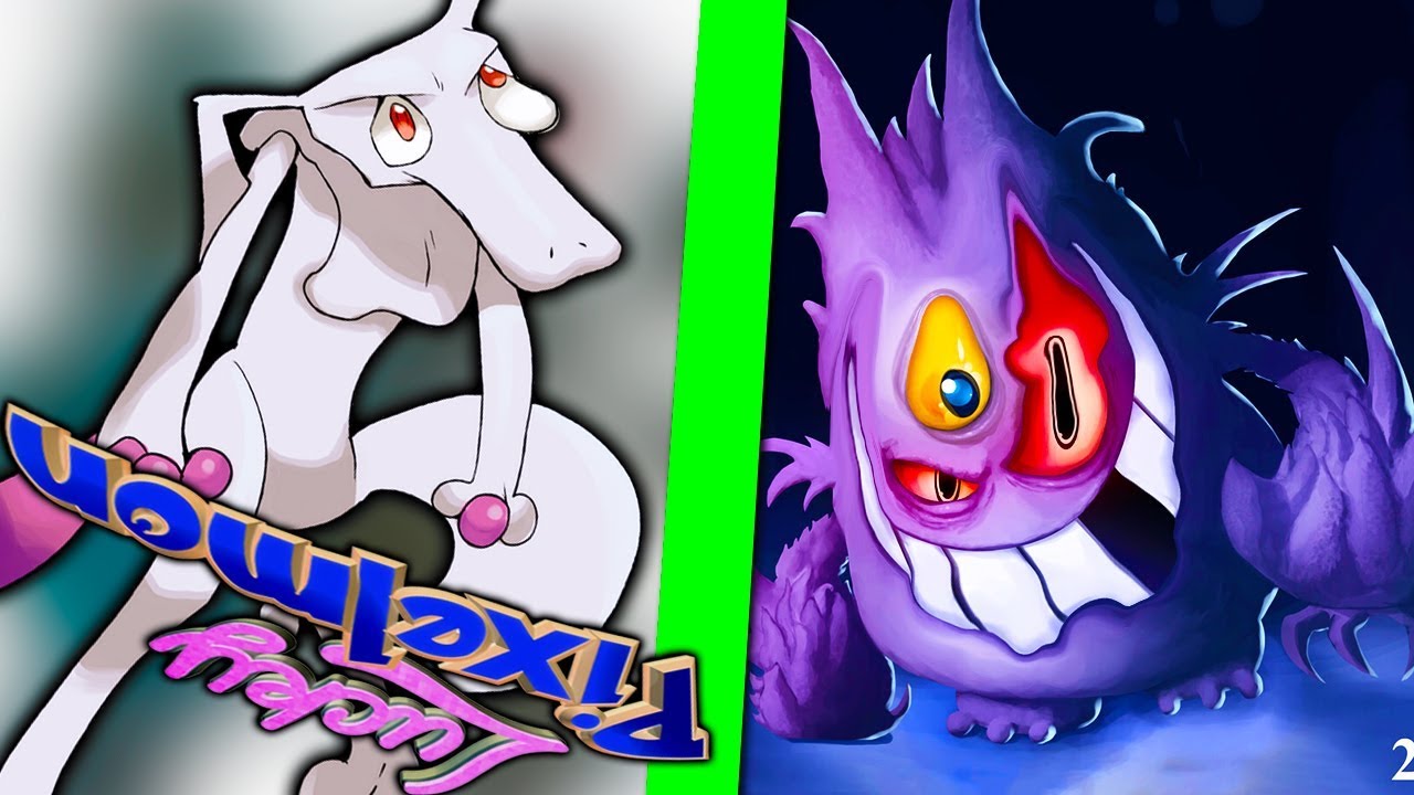 Minecraft LUCKY PIXELMON REVERSO - MEGA MEWTWO X vs MEGA GENGAR ! PARTIDA SEM SENTIDO NENHUM !!