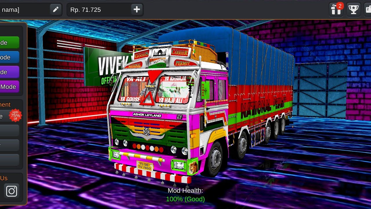 Ashok Leyland truck bhai yah raat ka samay my video achcha Lage like karna aur bhai ko support karn🚛