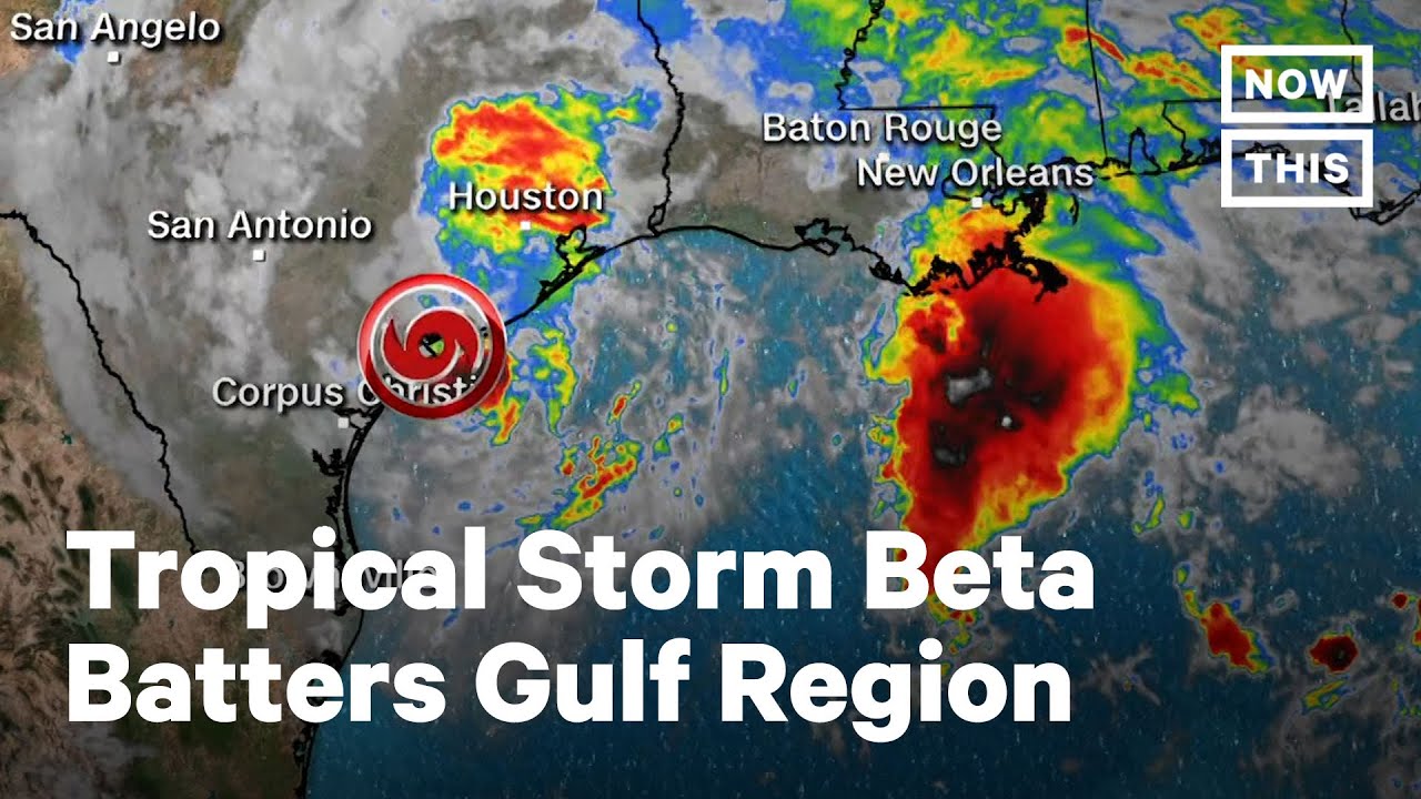Tropical Storm Beta Makes Landfall on the Gulf Coast | NowThis