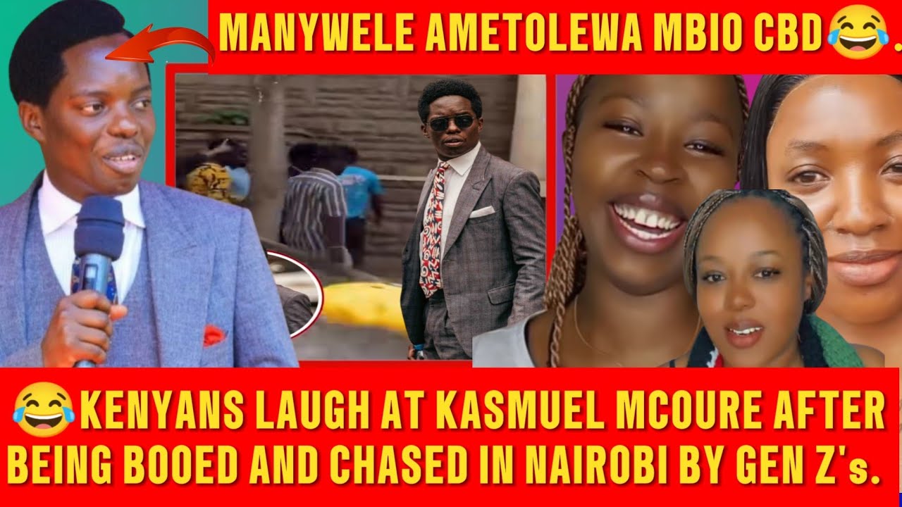 OGOPA GEN Z💥😂.KENYANS LAUGH AT KASMUEL MCOURE AFTER BEING BOOED AND CHASED IN NAIROBI BY GEN Z's. 