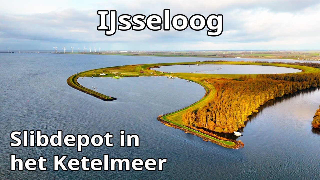 Slibdepot IJsseloog in het Ketelmeer