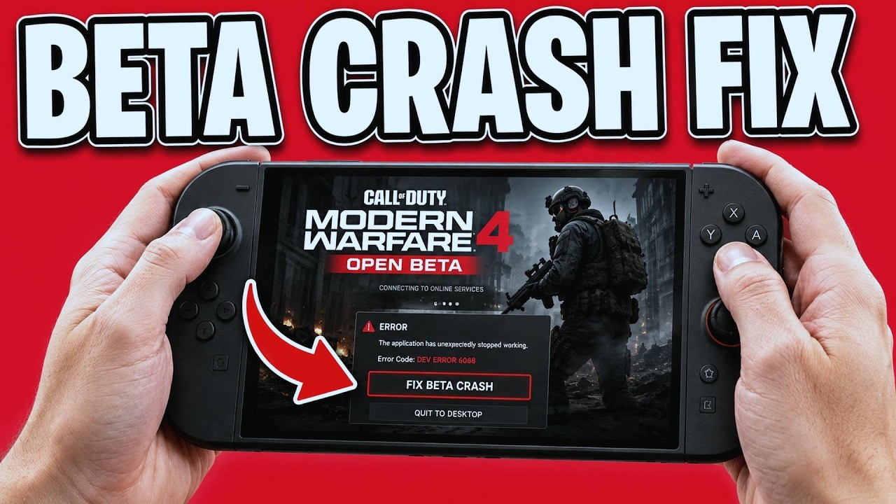 Modern Warfare 4 Open Beta Crashing On Nintendo Switch 2 Fix - Full Guide