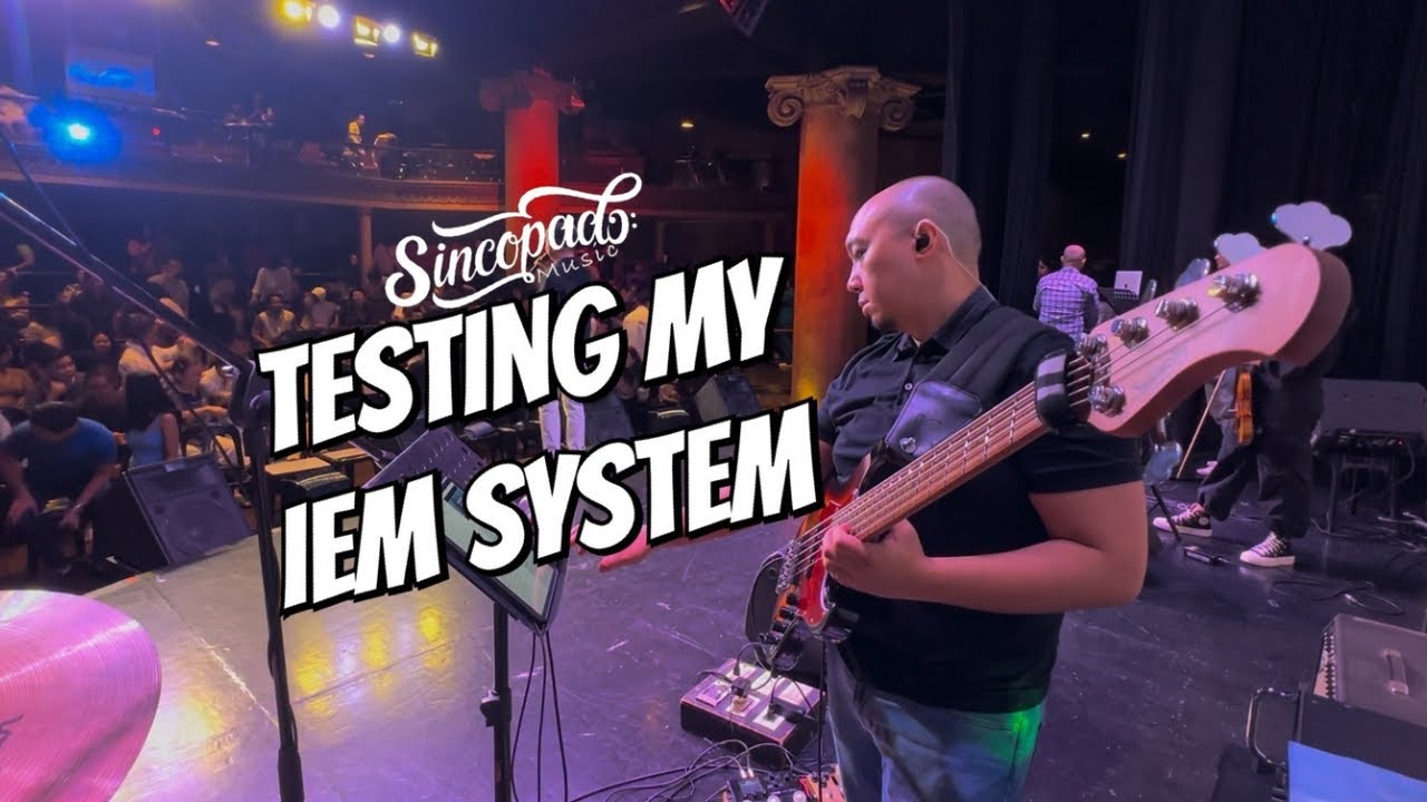 My IEM system along with the Sadowsky MetroExpress 