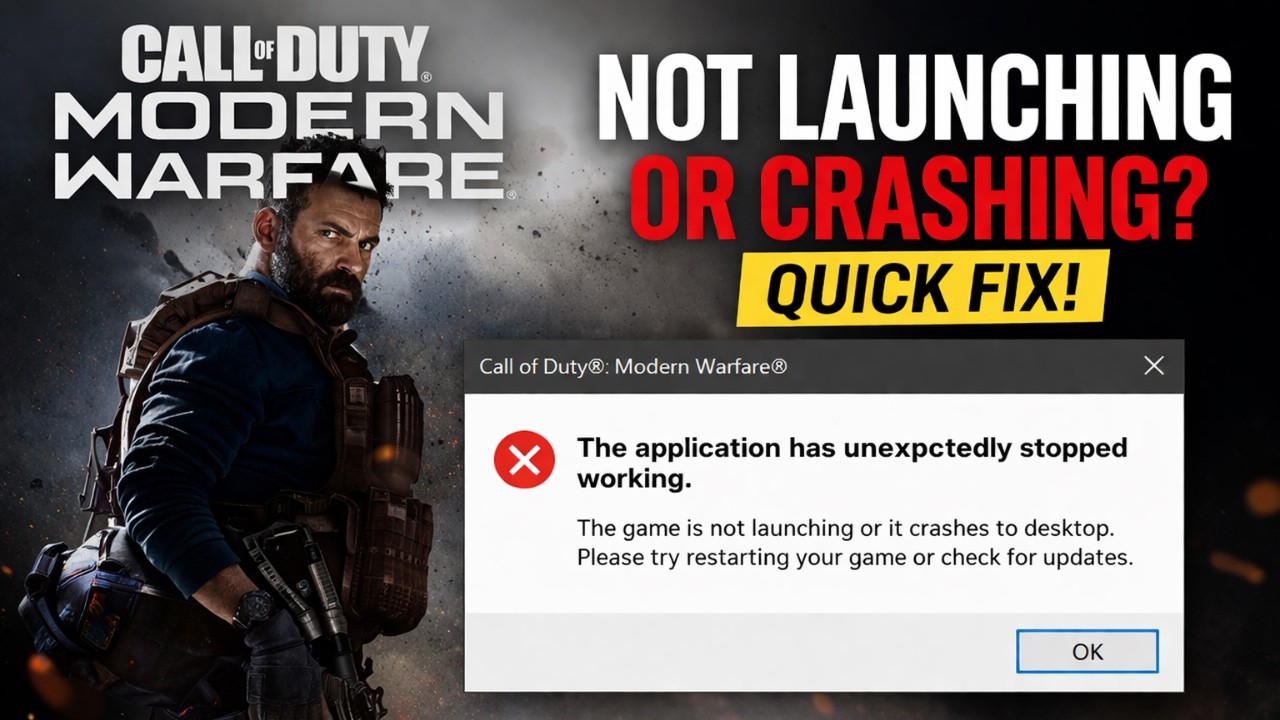 COD Modern Warfare Crash Fix 2026 | Not Opening / Stuck on Play (WORKING)