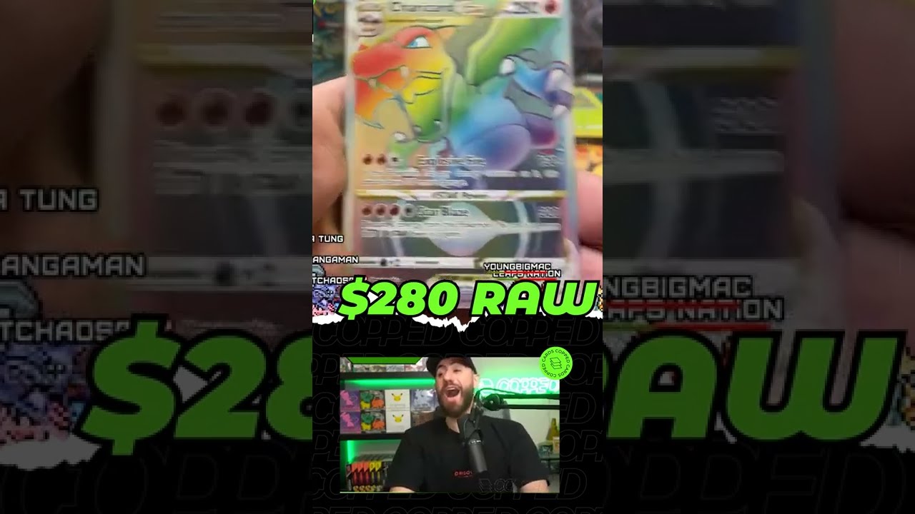 ANOTHER Rainbow Rare Charizard V Star Pull!!!