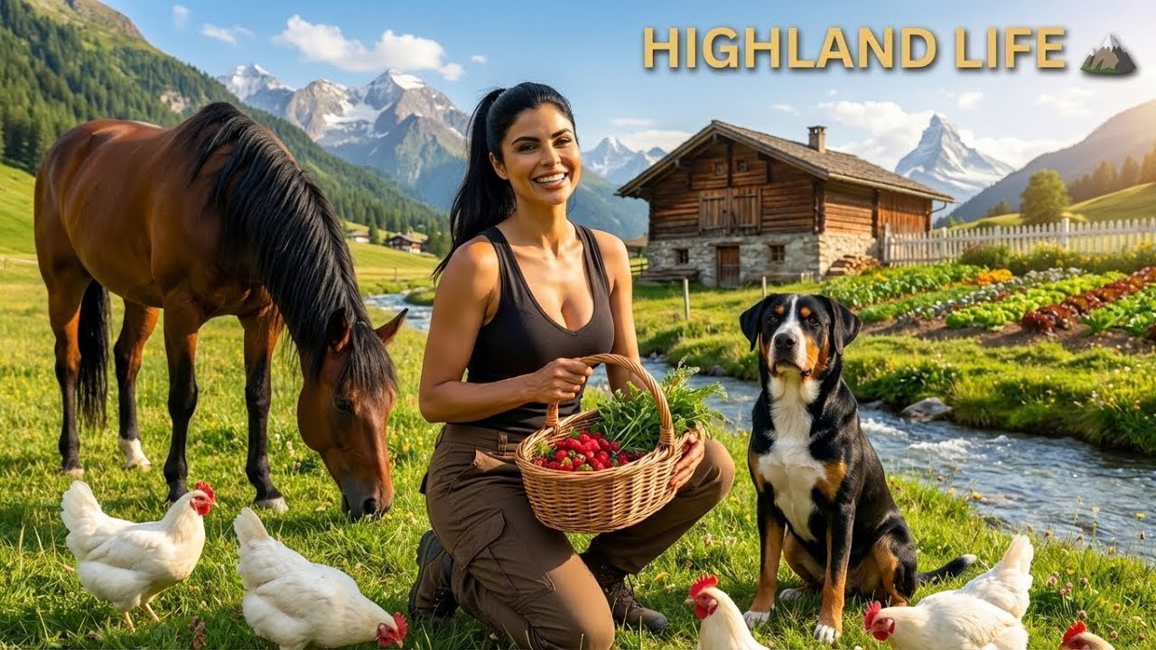 Highland Farm Life - Horse Herding, Wild Rescue & Mountain Pool