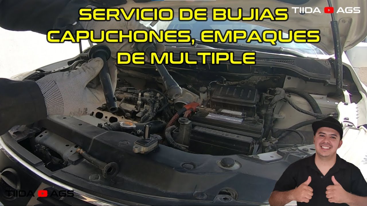 Servicio a tiida bujías, capuchones, empaque de múltiple admisión