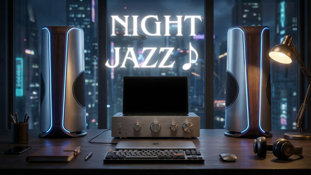 Night Jazz for Deep Focus 🌃 | Premium Jazz for Modern Workspaces