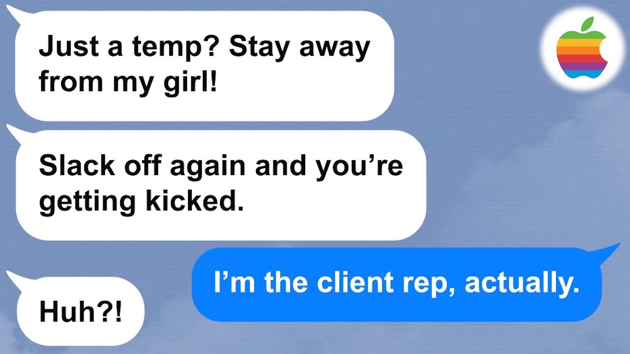 【Apple】He thinks I'm a temp worker and harasses me. Discrimination at work will not be tolerated!