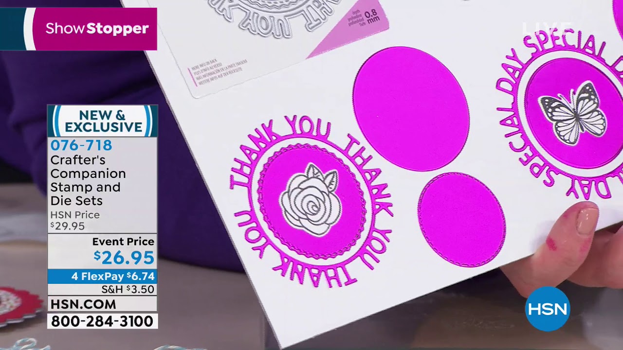Crafter's Companion Gemini Birthday Circular Stamp and D...
