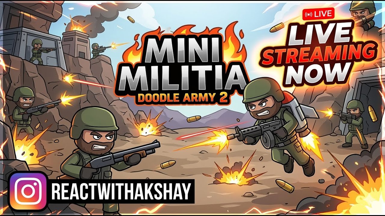 Mini Militia Poli Sanam! 💥 Nostalgia Adichu Keri Machane | Malayalam Gameplay | #REACTWITHAKSHAY