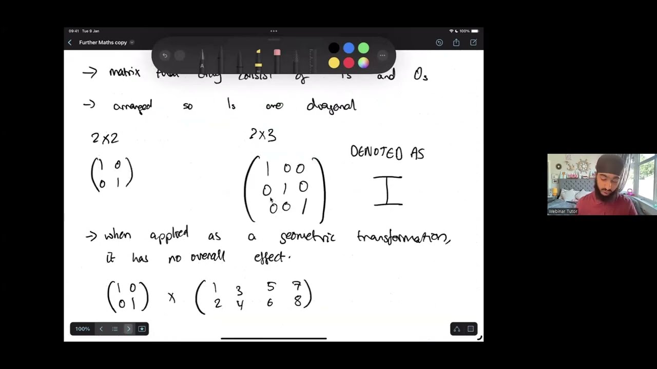 Introduction to A-Level Matrices - Further Maths Webinar - The Three Tutors