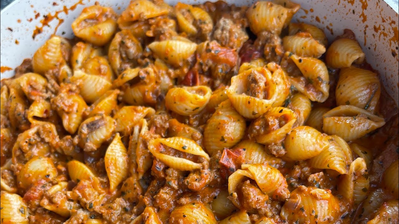 Spicy Creamy Lamb Mince (keema) Pasta Recipe! Food by Laila