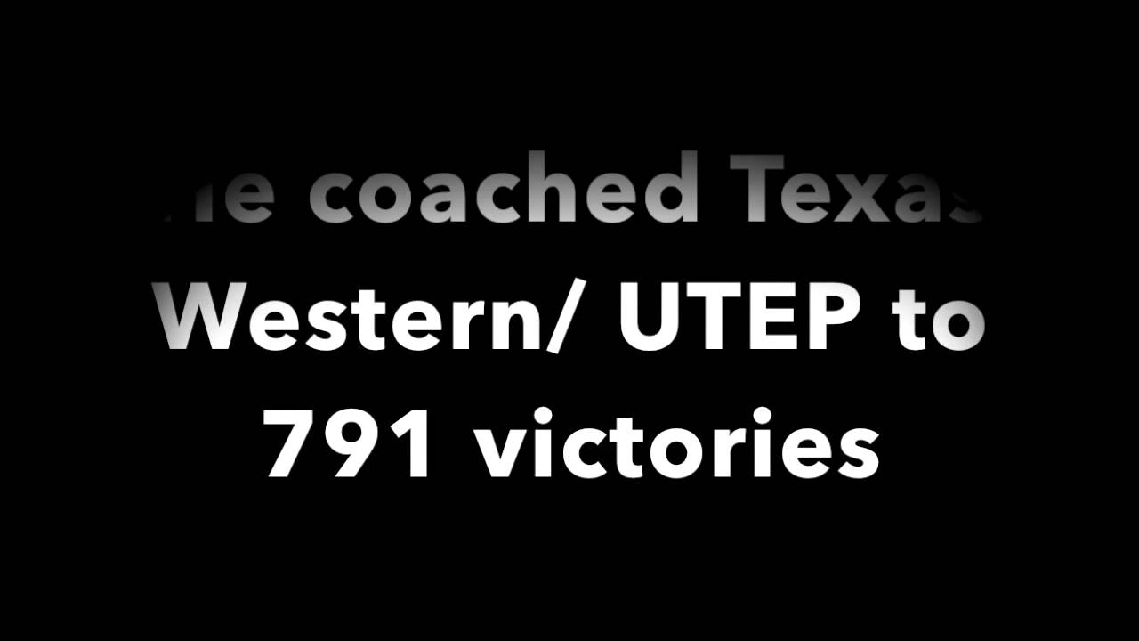 Don Haskins UTEP Athletics Tour
