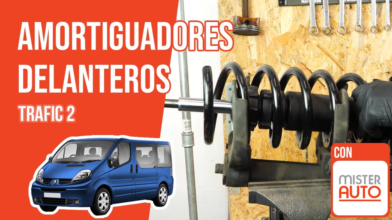 Cómo cambiar los amortiguadores delanteros Trafic 2 ➿