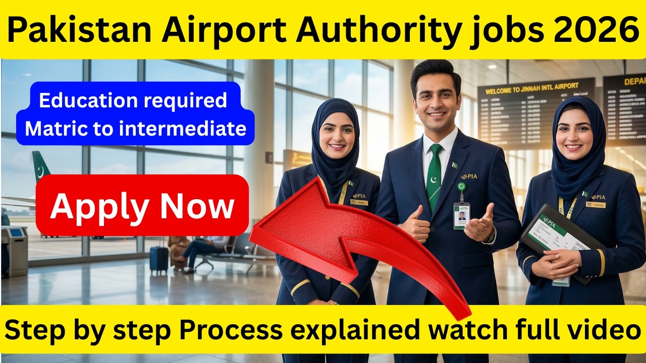 Pakistan Airport Authority jobs 2026 Online apply | Eligibility + Apply Method | PAA latest jobs