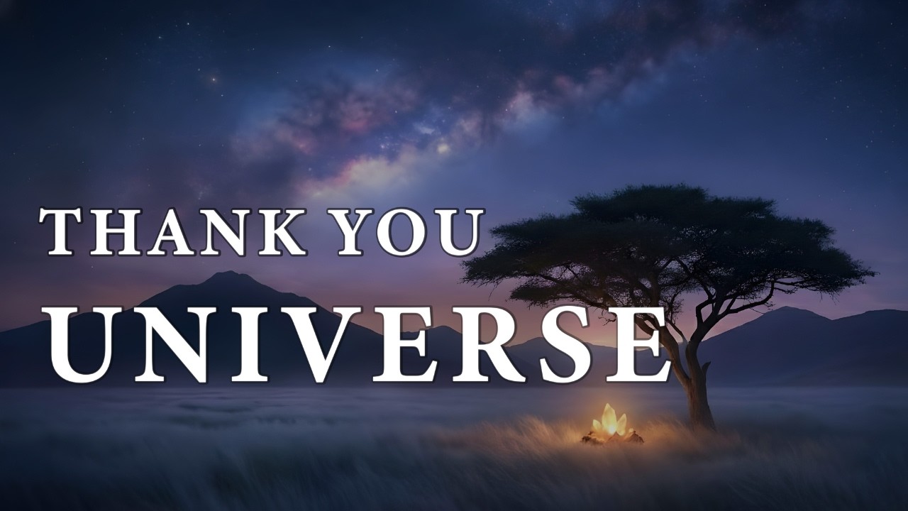Thank You Universe 🙏 | Positive Affirmations for Gratitude & Abundance