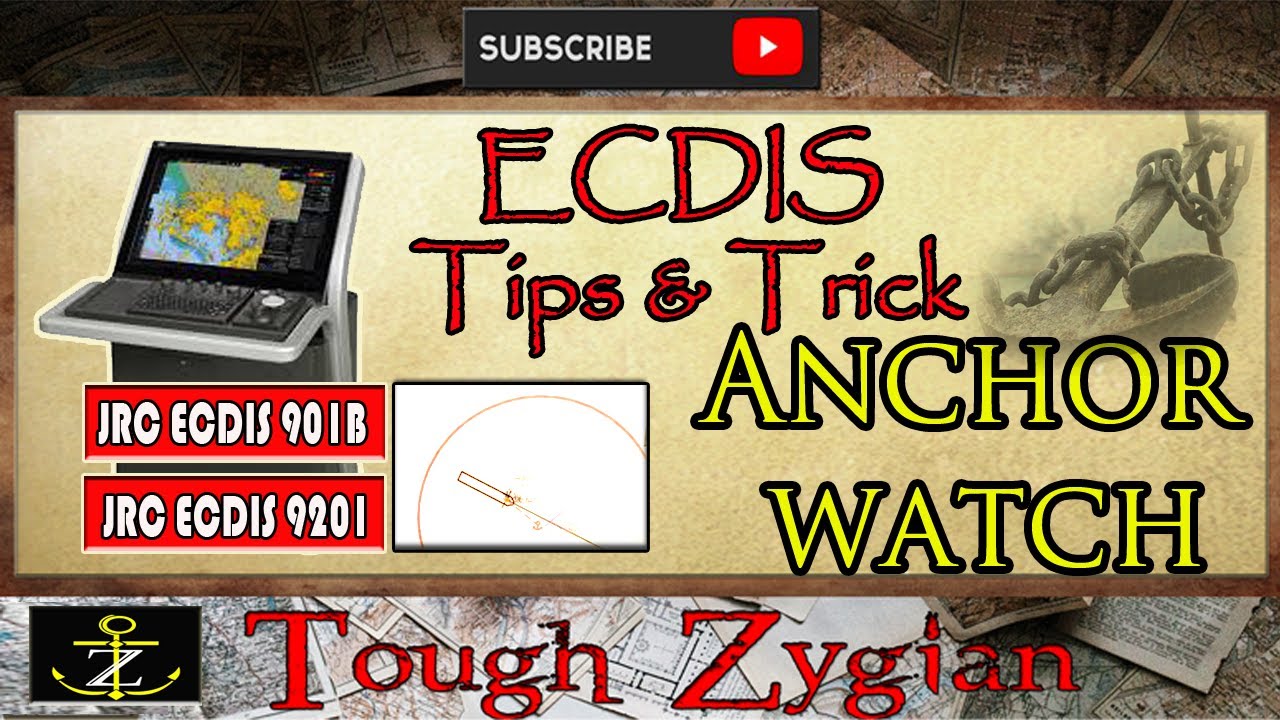 JRC ECDIS 901B | JRC ECDIS 9201 | Anchor Monitoring Circle | ECDIS Tutorial | Tough Zygian