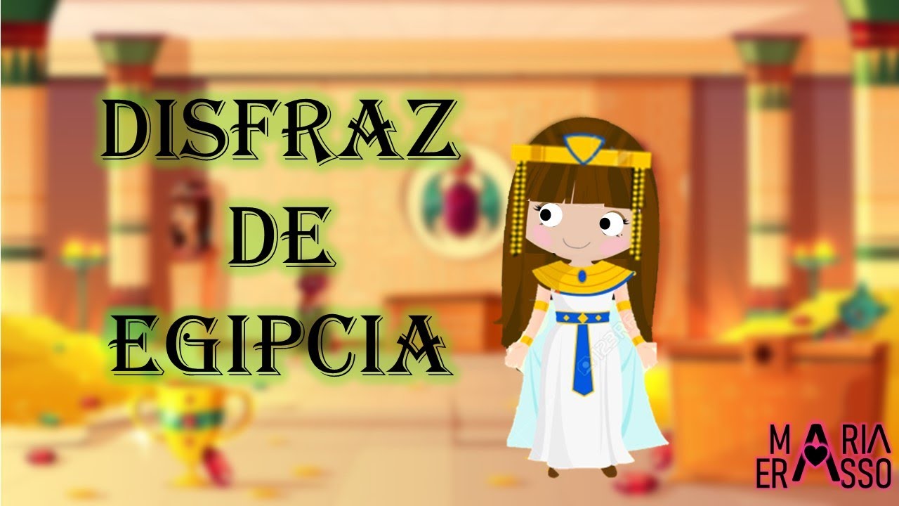 COMO HACER UN DISFRAZ EGIPCIO / HOW TO MAKE AN EGYPTIAN COSTUME.