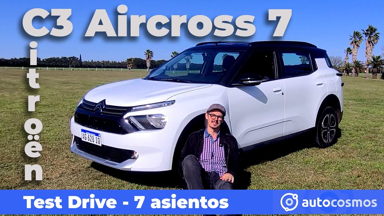 Test Drive nuevo Citroën C3 Aircross 7 asientos | Autocosmos