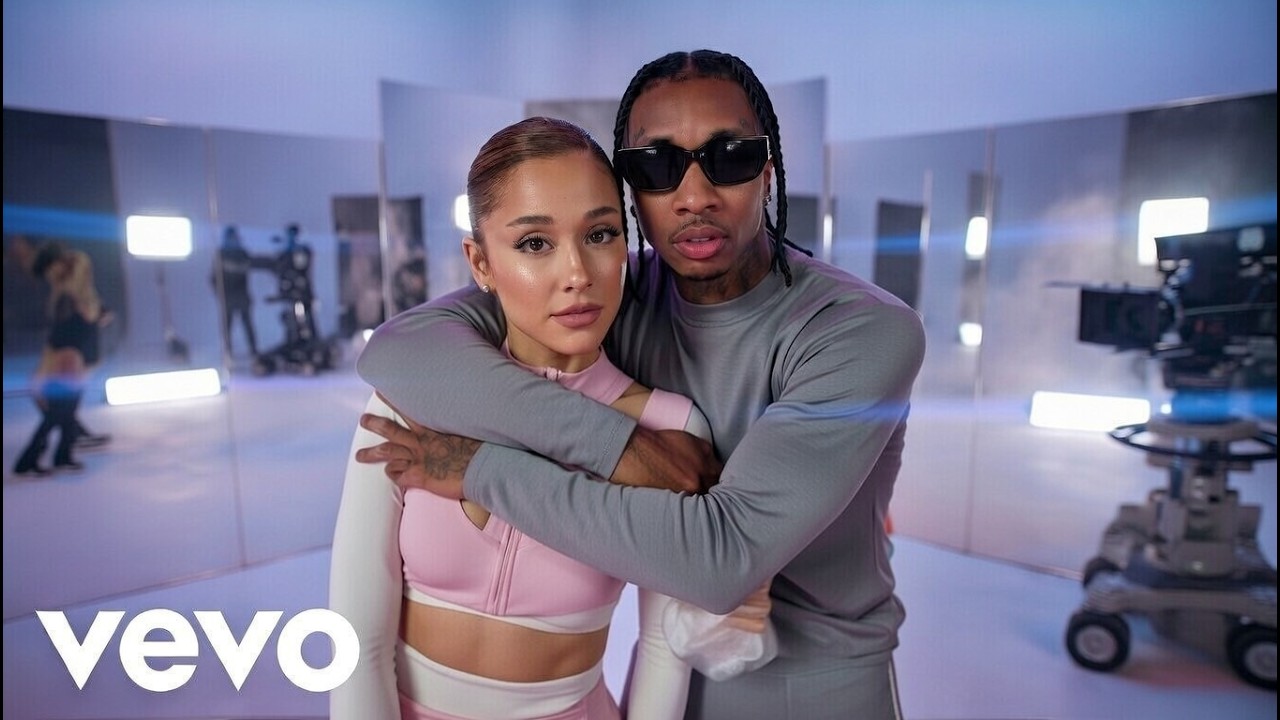 Ariana Grande, Tyga - Someone (ft. Tate McRae) | (Official Lyrics Video)