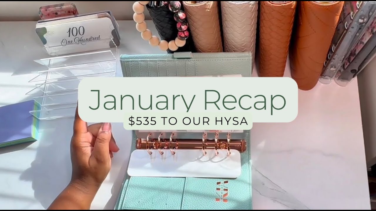 January Cash Unstuffing Recap | 585 Unstuffed | 535 to High-Yield Savings | Debt Payoff Journey