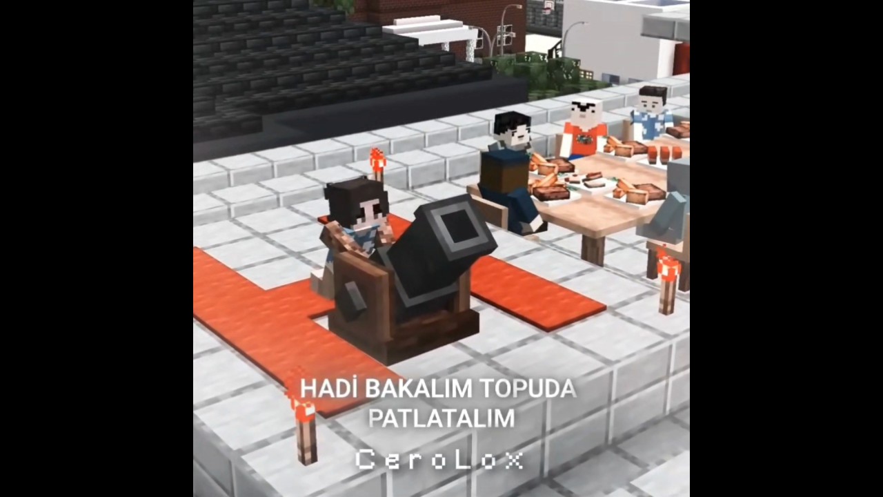 🙏 | BORALO K&ouml;y&uuml; Oru&ccedil; Tutuyor...| @BoraLo & @Catalinaminecraft #boralo #minecraft