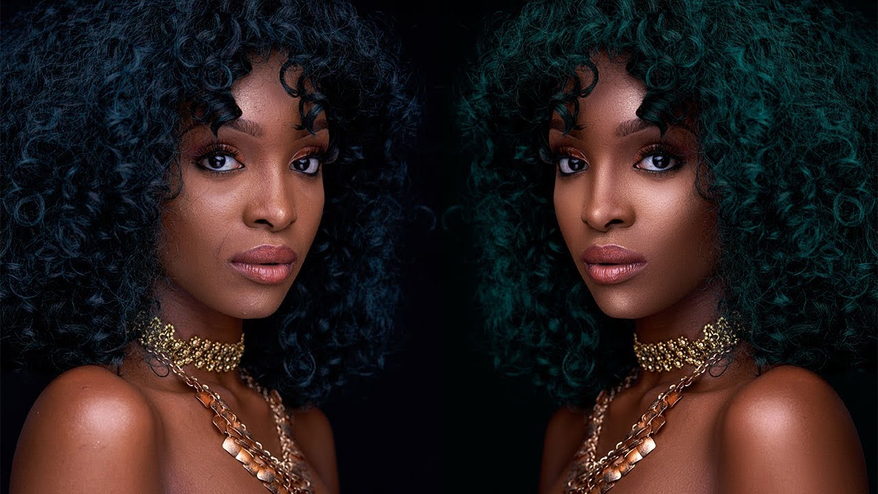 High-end Retouching With Advance  Frequency Separation + RAW FILE