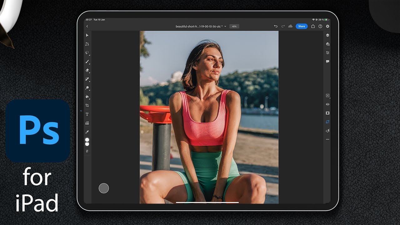 Masking in Photoshop for iPad