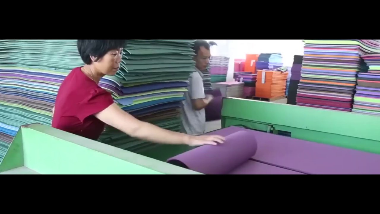 How is Yoga Mat Made? (Yoga Mat Manufacturing Process)