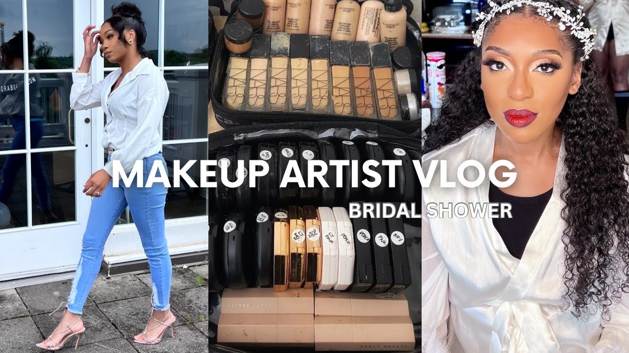 VLOG: Day in the Life of a Makeup Artist | Bridal Party Glam