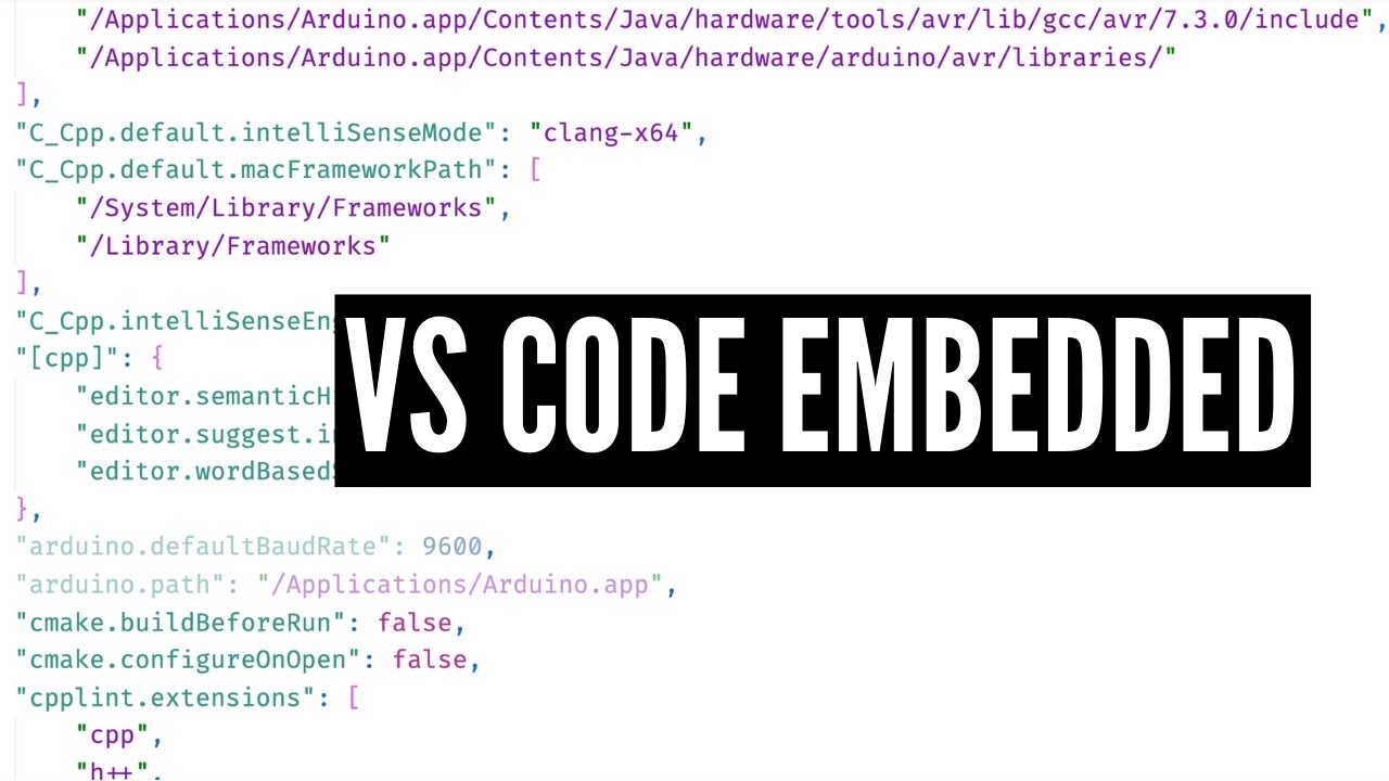 VS Code for embedded programming // Arduino, Pico with C/C++