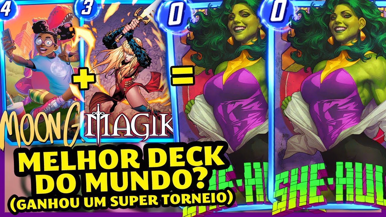 ESTE É O DECK DO MELHOR JOGADOR DE SNAP DO MUNDO: SHE HULK EVO DE VOLTA AO META! |Marvel Snap|