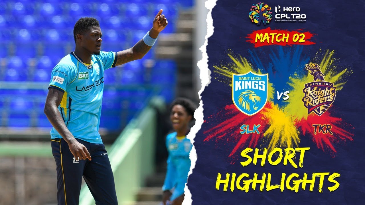 Highlights | Saint Lucia Kings vs Trinbago Knight Riders | CPL2022