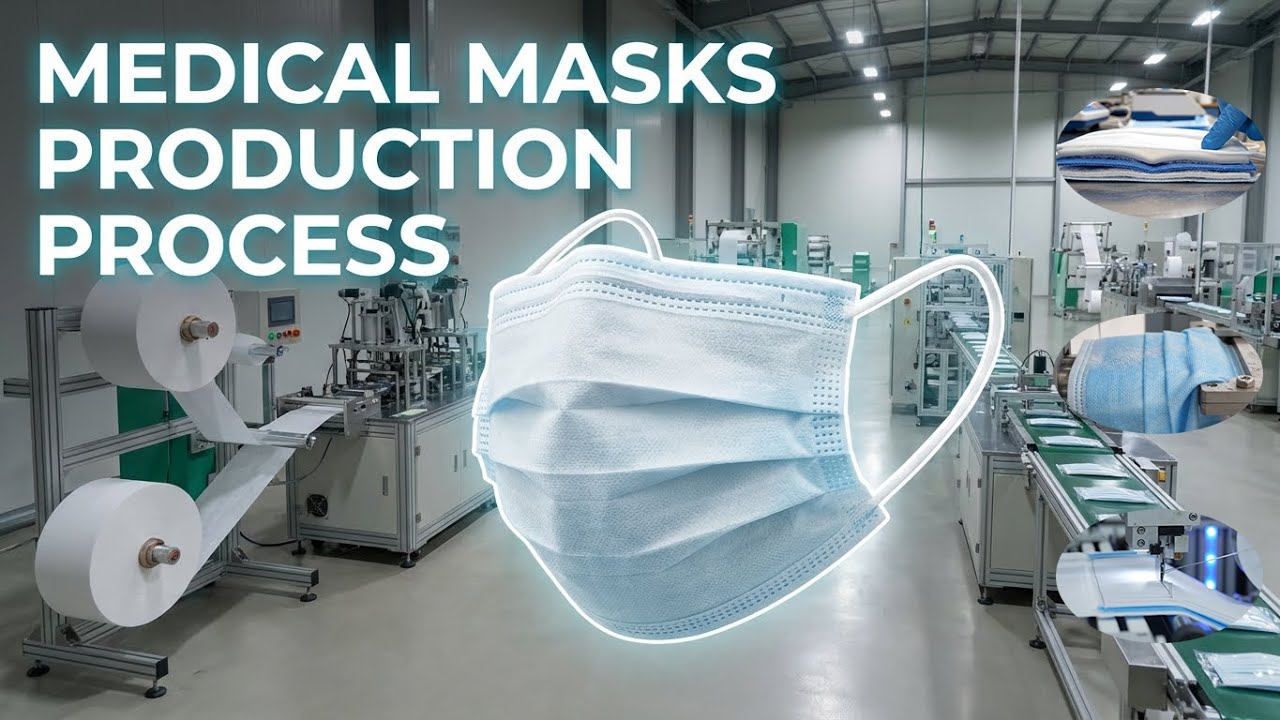 Vertex Process | How It's Made : The Automated Medical Face Mask Production Process